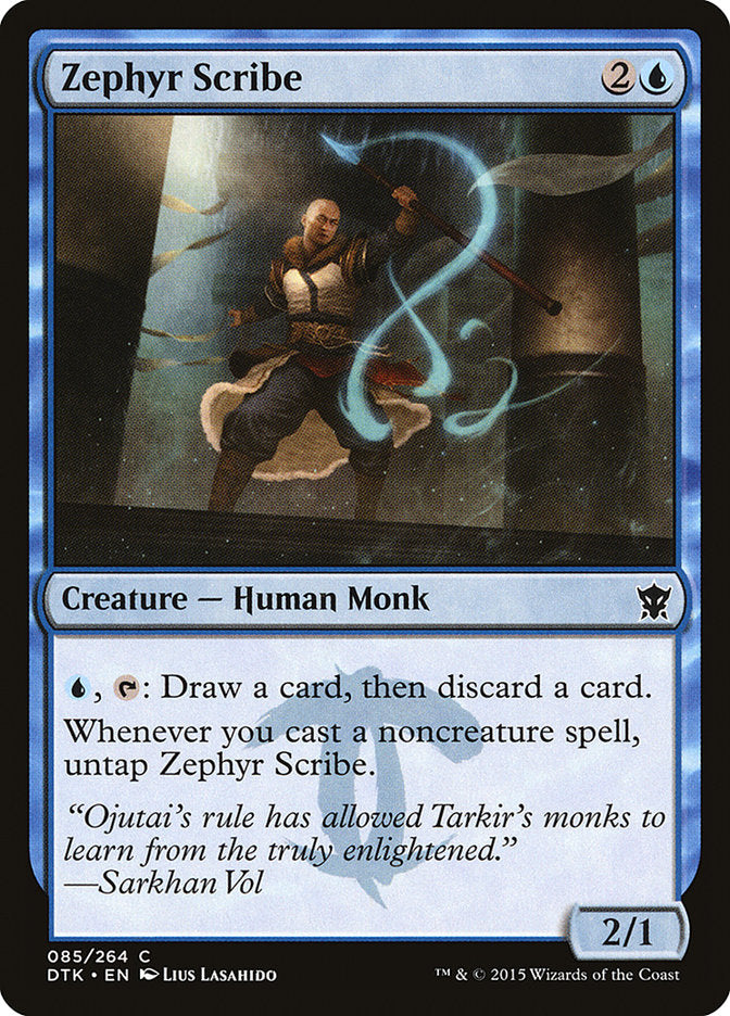 Zephyr Scribe [Dragons of Tarkir] | PLUS EV GAMES 