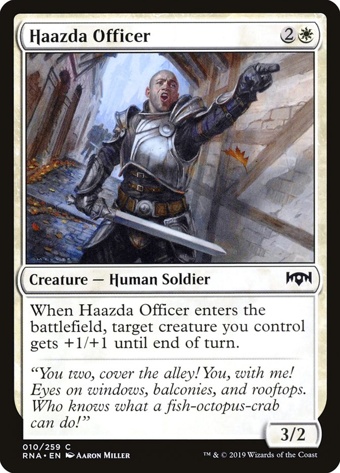 Haazda Officer [Ravnica Allegiance] | PLUS EV GAMES 