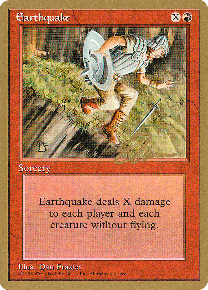 Earthquake (Eric Tam) [Pro Tour Collector Set] | PLUS EV GAMES 