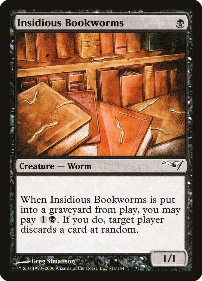 Insidious Bookworms [Coldsnap Theme Decks] | PLUS EV GAMES 