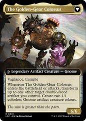 Tetzin, Gnome Champion // The Golden-Gear Colossus (Extended Art) [The Lost Caverns of Ixalan Commander] | PLUS EV GAMES 