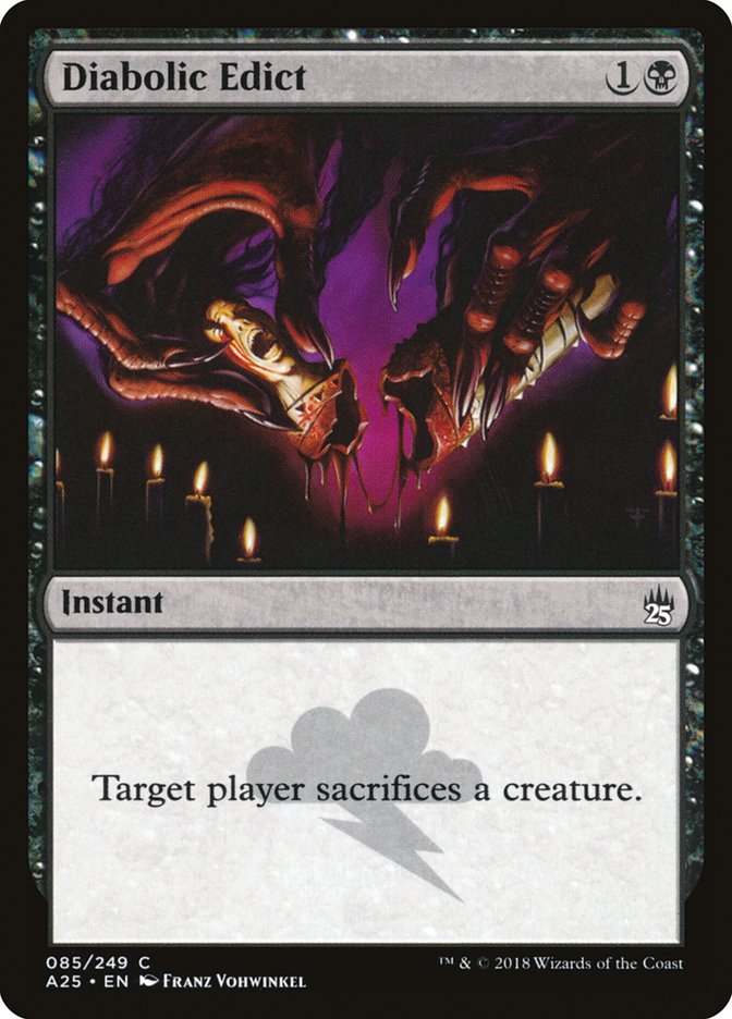 Diabolic Edict [Masters 25] | PLUS EV GAMES 