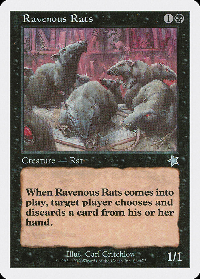 Ravenous Rats [Starter 1999] | PLUS EV GAMES 