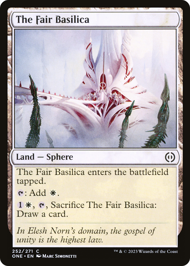 The Fair Basilica [Phyrexia: All Will Be One] | PLUS EV GAMES 