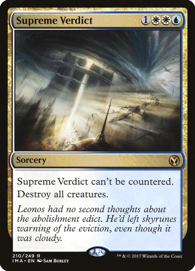 Supreme Verdict [Iconic Masters] | PLUS EV GAMES 