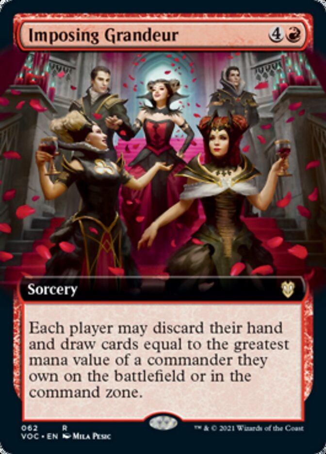 Imposing Grandeur (Extended) [Innistrad: Crimson Vow Commander] | PLUS EV GAMES 