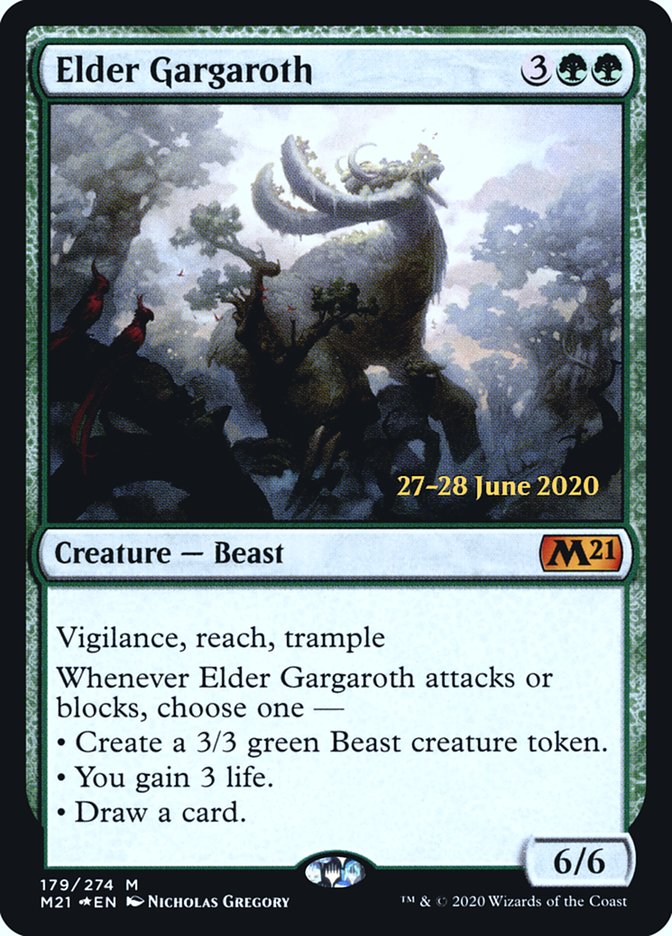 Elder Gargaroth  [Core Set 2021 Prerelease Promos] | PLUS EV GAMES 