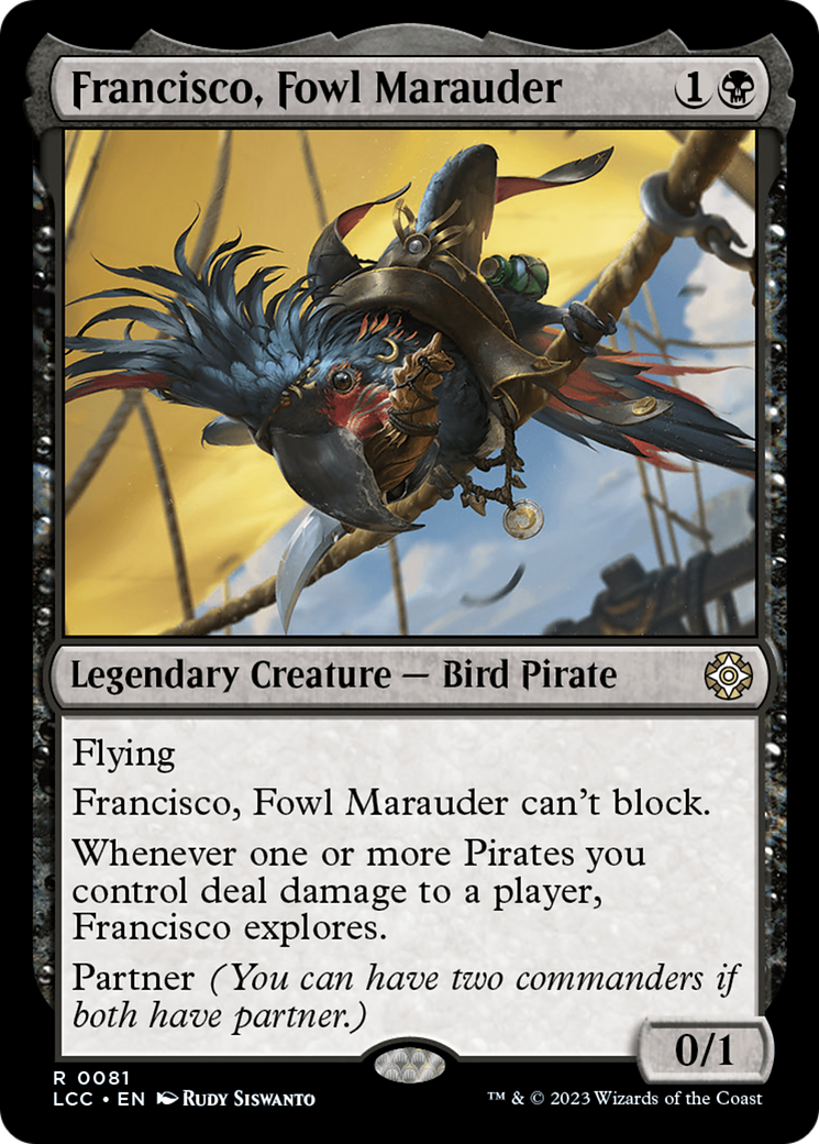 Francisco, Fowl Marauder [The Lost Caverns of Ixalan Commander] | PLUS EV GAMES 