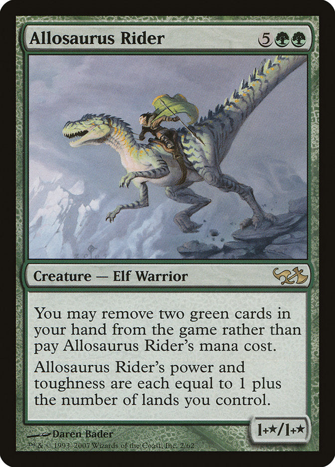 Allosaurus Rider [Duel Decks: Elves vs. Goblins] | PLUS EV GAMES 