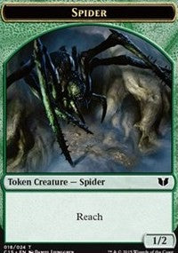 Spider // Wolf Double-Sided Token [Commander 2015 Tokens] | PLUS EV GAMES 