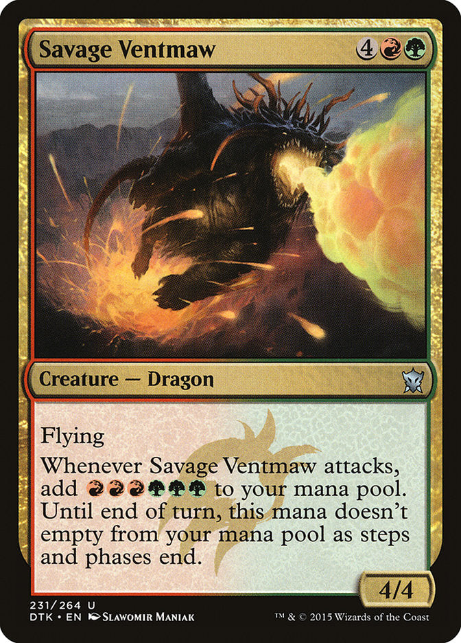 Savage Ventmaw [Dragons of Tarkir] | PLUS EV GAMES 