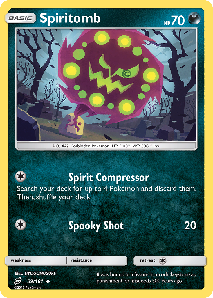 Spiritomb (89/181) [Sun & Moon: Team Up] | PLUS EV GAMES 