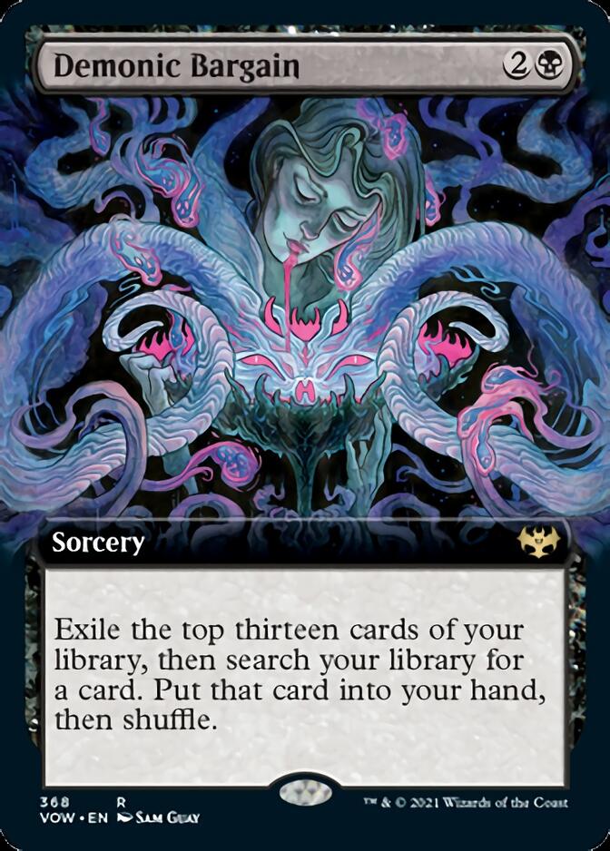 Demonic Bargain (Extended) [Innistrad: Crimson Vow] | PLUS EV GAMES 