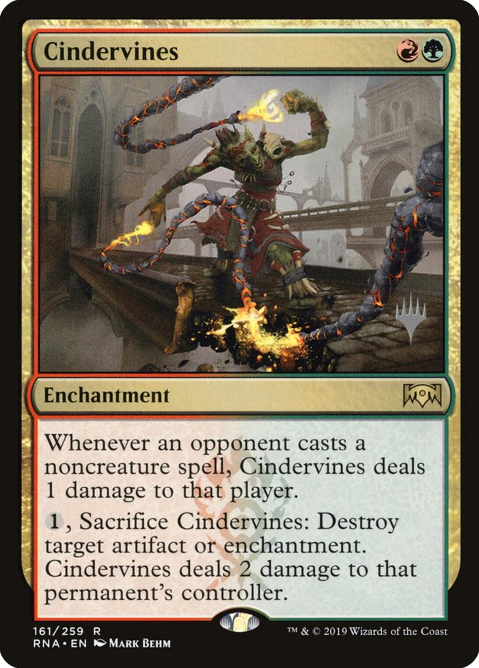 Cindervines (Promo Pack) [Ravnica Allegiance Promos] | PLUS EV GAMES 