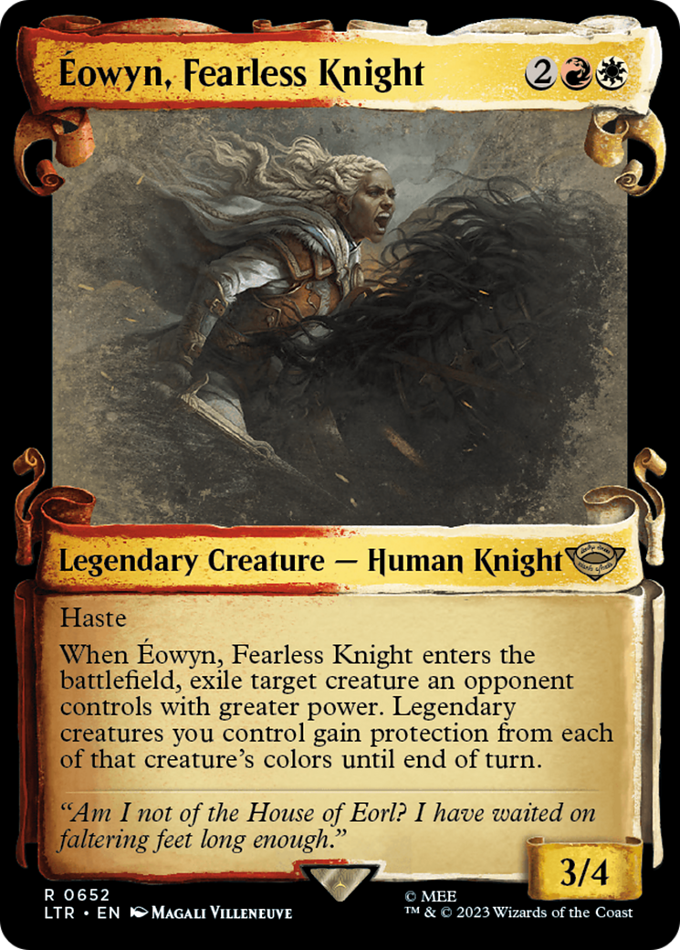 Eowyn, Fearless Knight [The Lord of the Rings: Tales of Middle-Earth Showcase Scrolls] | PLUS EV GAMES 