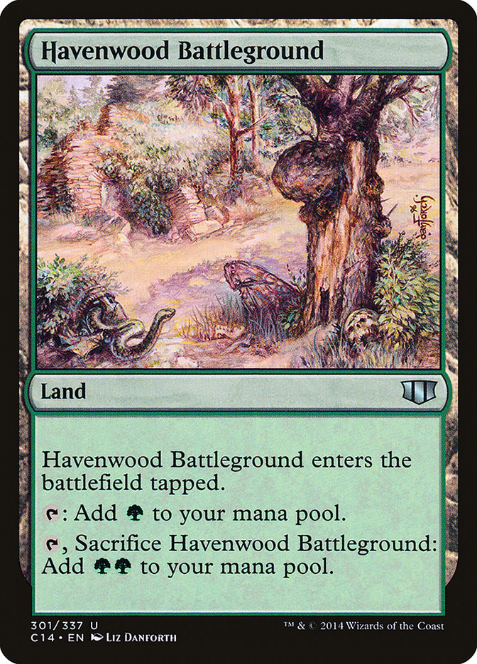 Havenwood Battleground [Commander 2014] | PLUS EV GAMES 