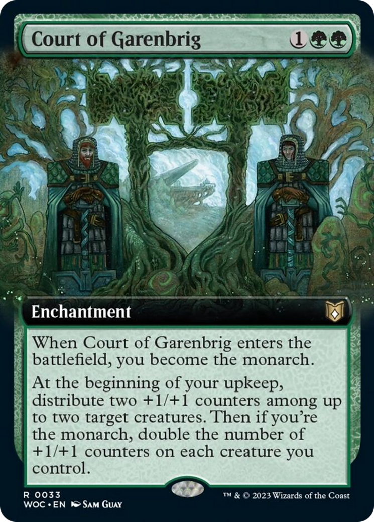 Court of Garenbrig (Extended Art) [Wilds of Eldraine Commander] | PLUS EV GAMES 