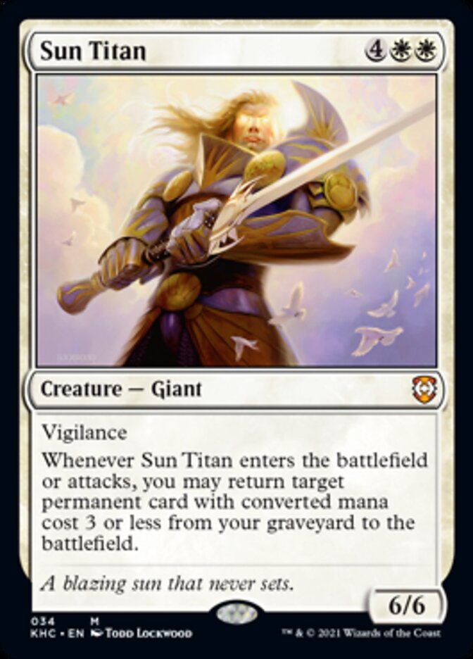 Sun Titan [Kaldheim Commander] | PLUS EV GAMES 
