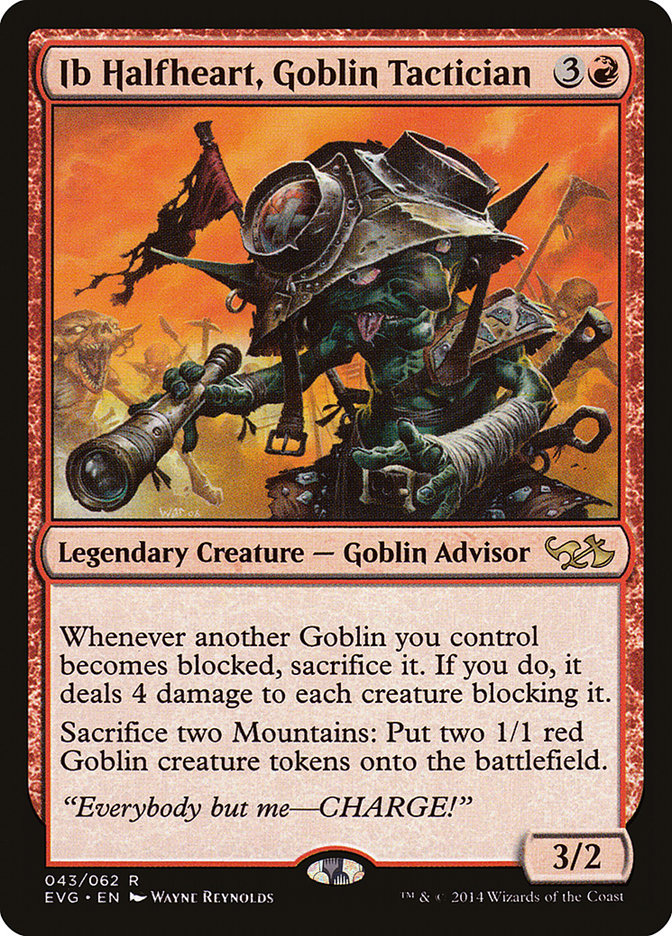 Ib Halfheart, Goblin Tactician (Elves vs. Goblins) [Duel Decks Anthology] | PLUS EV GAMES 