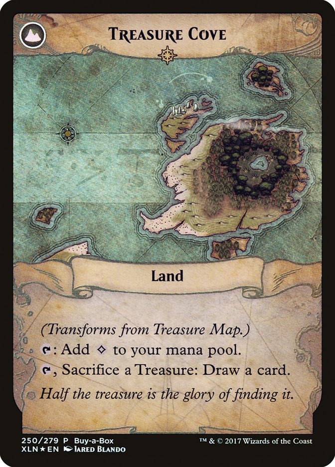 Treasure Map // Treasure Cove (Buy-A-Box) [Ixalan Treasure Chest] | PLUS EV GAMES 