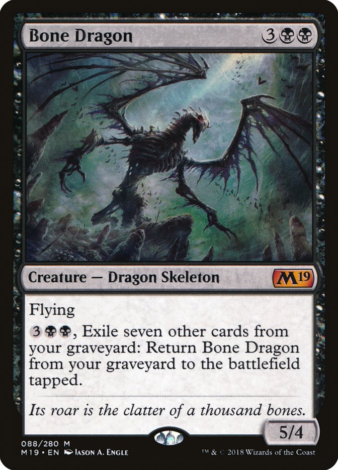 Bone Dragon [Core Set 2019] | PLUS EV GAMES 