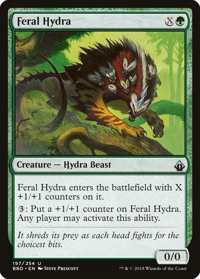 Feral Hydra [Battlebond] | PLUS EV GAMES 