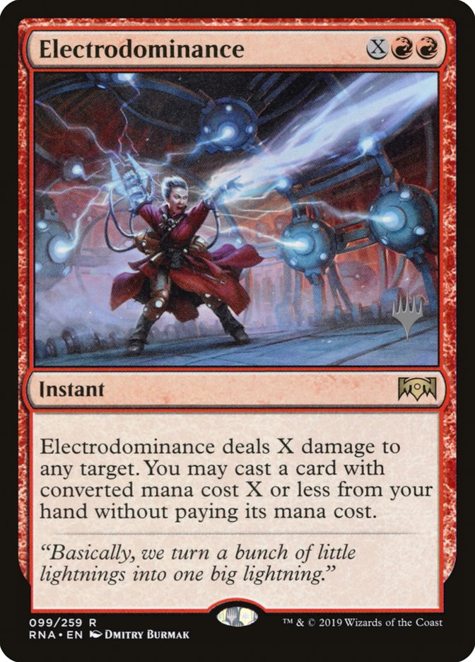 Electrodominance (Promo Pack) [Ravnica Allegiance Promos] | PLUS EV GAMES 