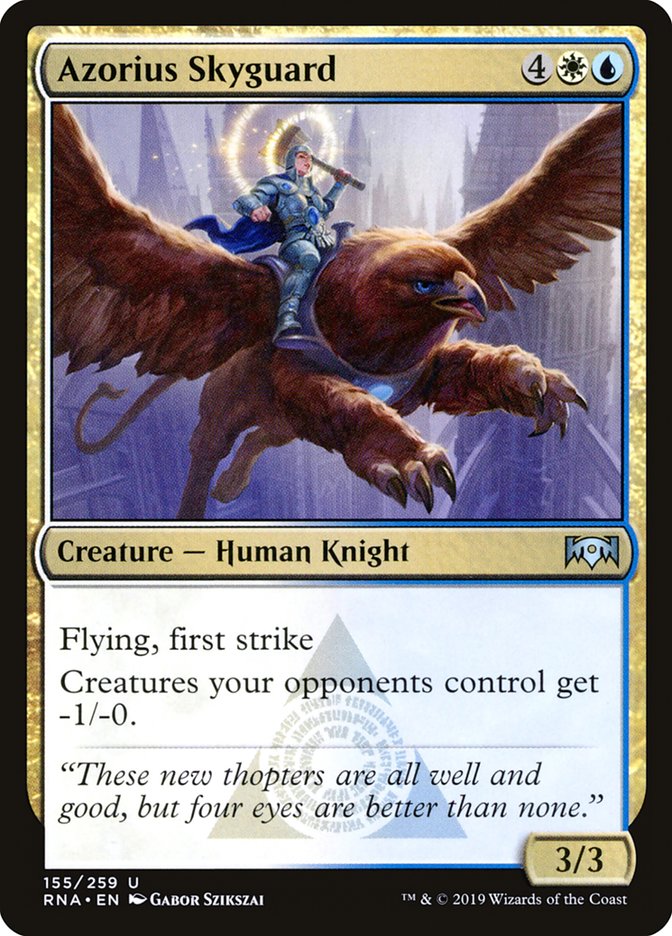 Azorius Skyguard [Ravnica Allegiance] | PLUS EV GAMES 