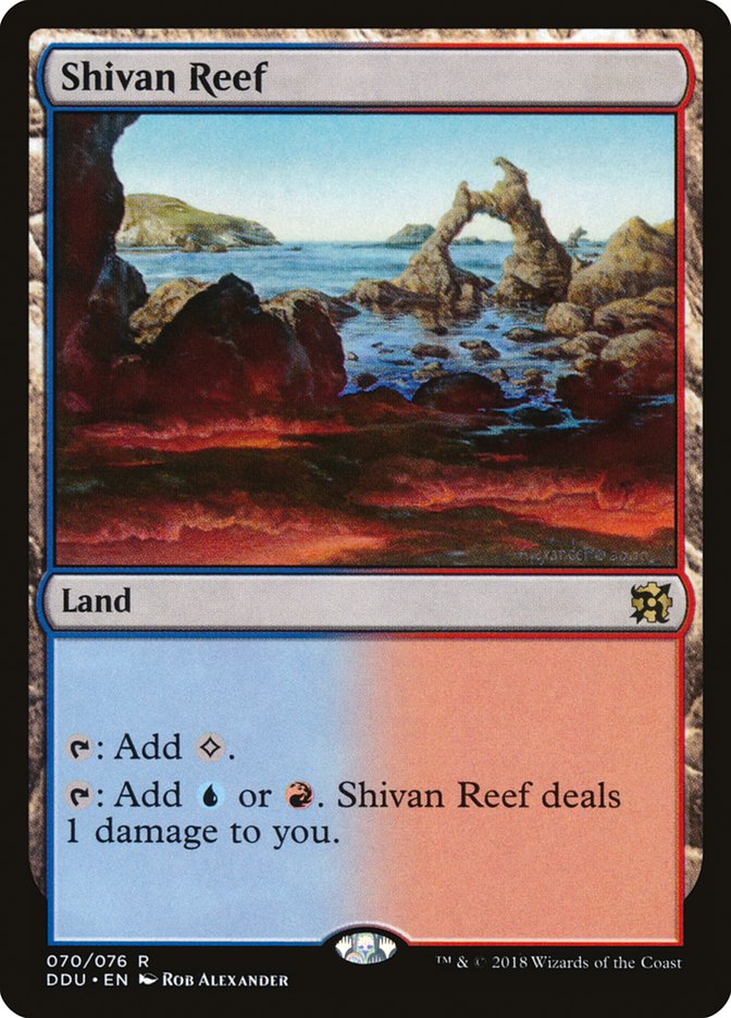 Shivan Reef [Duel Decks: Elves vs. Inventors] | PLUS EV GAMES 