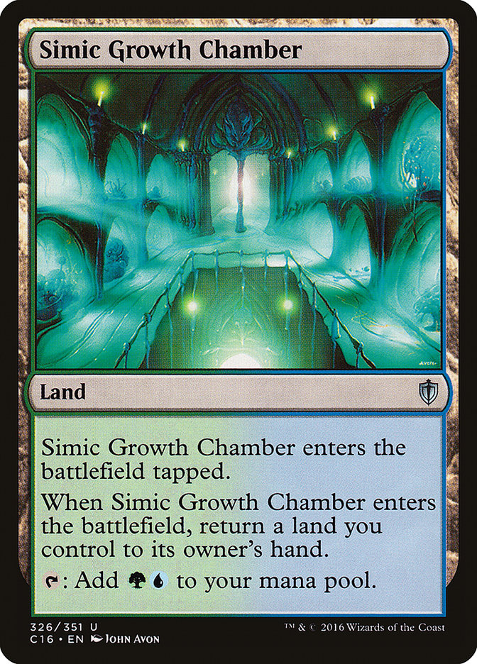 Simic Growth Chamber [Commander 2016] | PLUS EV GAMES 