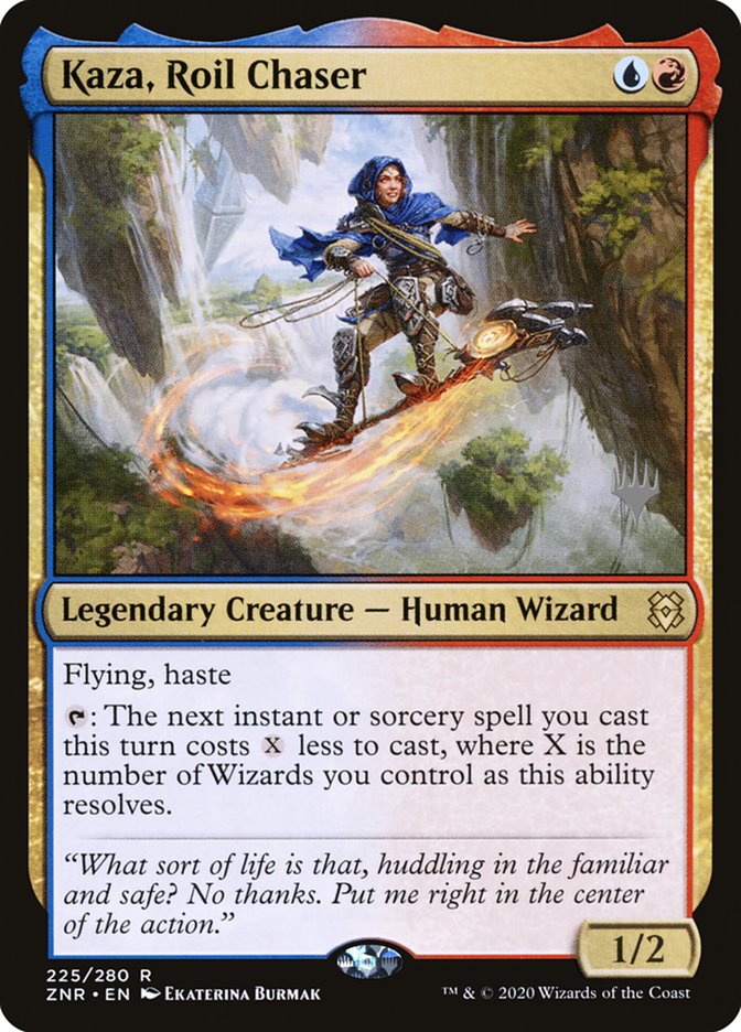 Kaza, Roil Chaser (Promo Pack) [Zendikar Rising Promos] | PLUS EV GAMES 