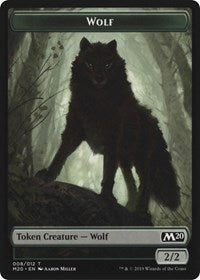 Zombie // Wolf Double-Sided Token [Game Night 2019 Tokens] | PLUS EV GAMES 