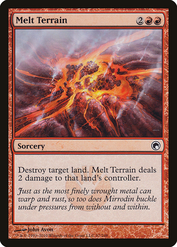 Melt Terrain [Scars of Mirrodin] | PLUS EV GAMES 