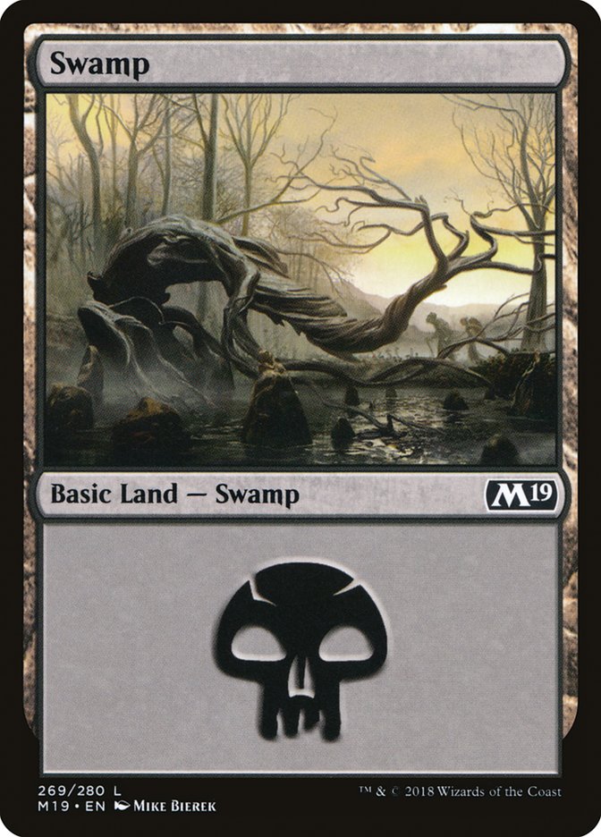 Swamp (269) [Core Set 2019] | PLUS EV GAMES 