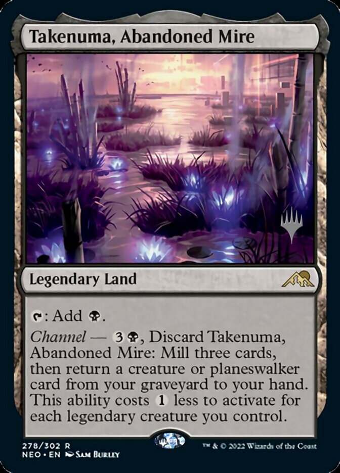 Takenuma, Abandoned Mire (Promo Pack) [Kamigawa: Neon Dynasty Promos] | PLUS EV GAMES 