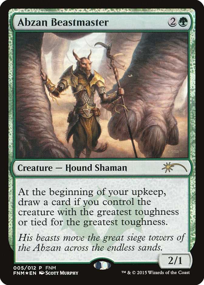 Abzan Beastmaster [Friday Night Magic 2015] | PLUS EV GAMES 