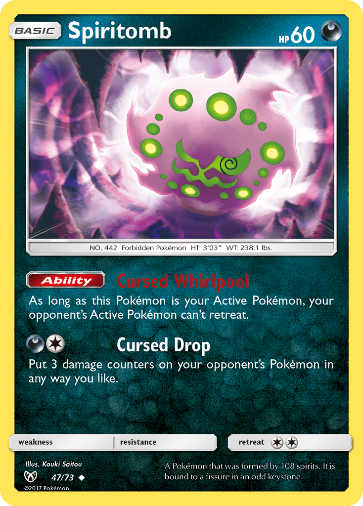 Spiritomb (47/73) [Sun & Moon: Shining Legends] | PLUS EV GAMES 