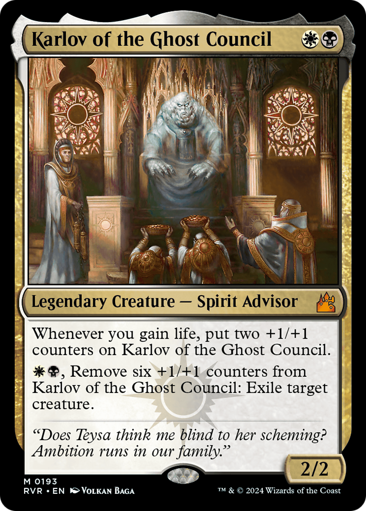 Karlov of the Ghost Council [Ravnica Remastered] | PLUS EV GAMES 