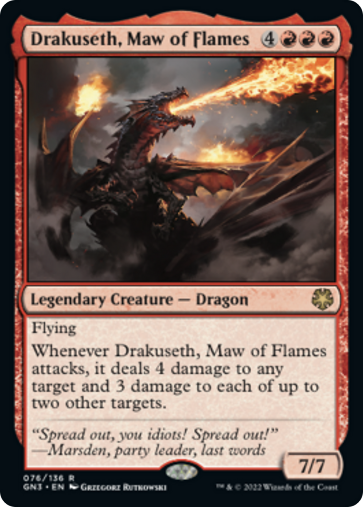 Drakuseth, Maw of Flames [Game Night: Free-for-All] | PLUS EV GAMES 