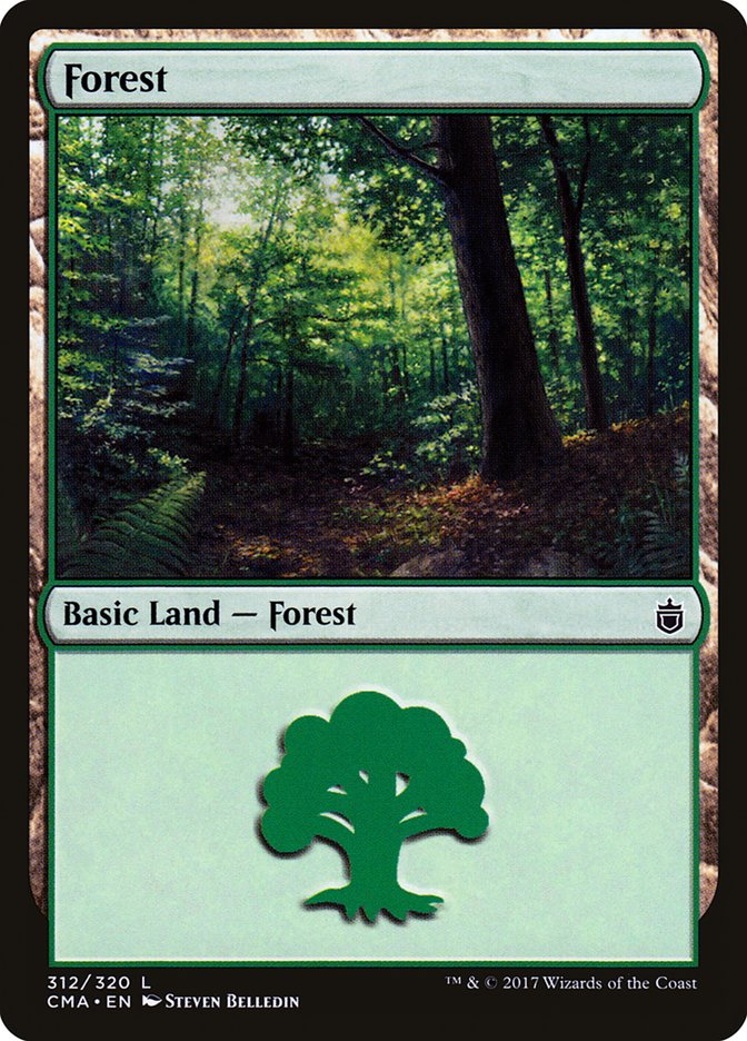 Forest (312) [Commander Anthology] | PLUS EV GAMES 