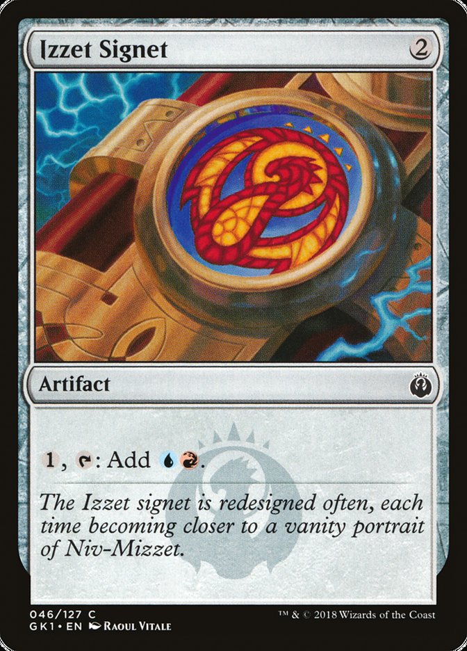 Izzet Signet [Guilds of Ravnica Guild Kit] | PLUS EV GAMES 