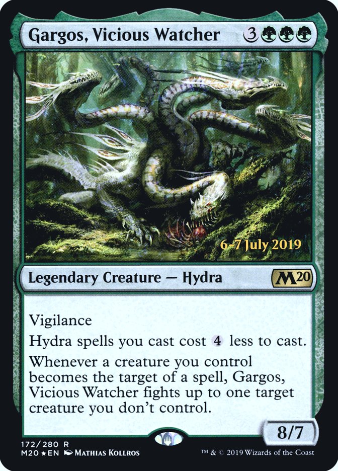 Gargos, Vicious Watcher  [Core Set 2020 Prerelease Promos] | PLUS EV GAMES 