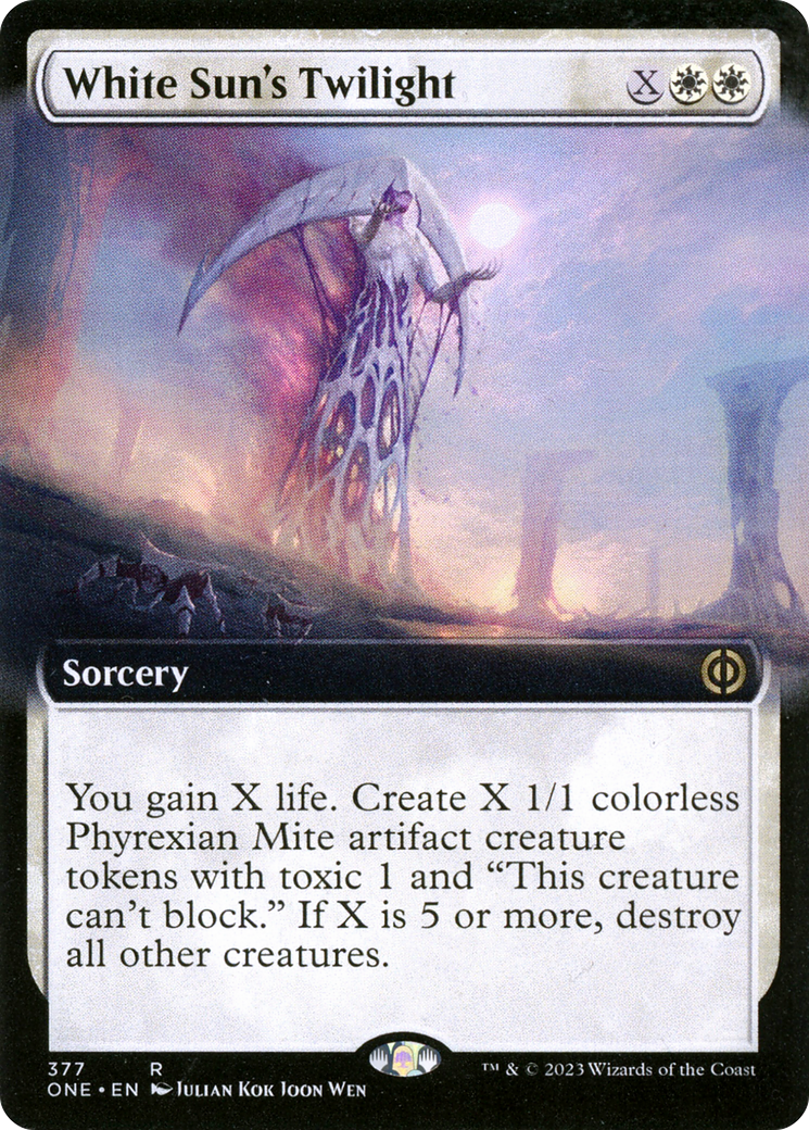 White Sun's Twilight (Extended Art) [Phyrexia: All Will Be One] | PLUS EV GAMES 