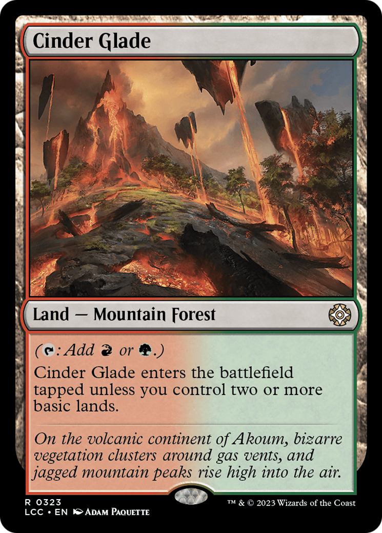 Cinder Glade [The Lost Caverns of Ixalan Commander] | PLUS EV GAMES 
