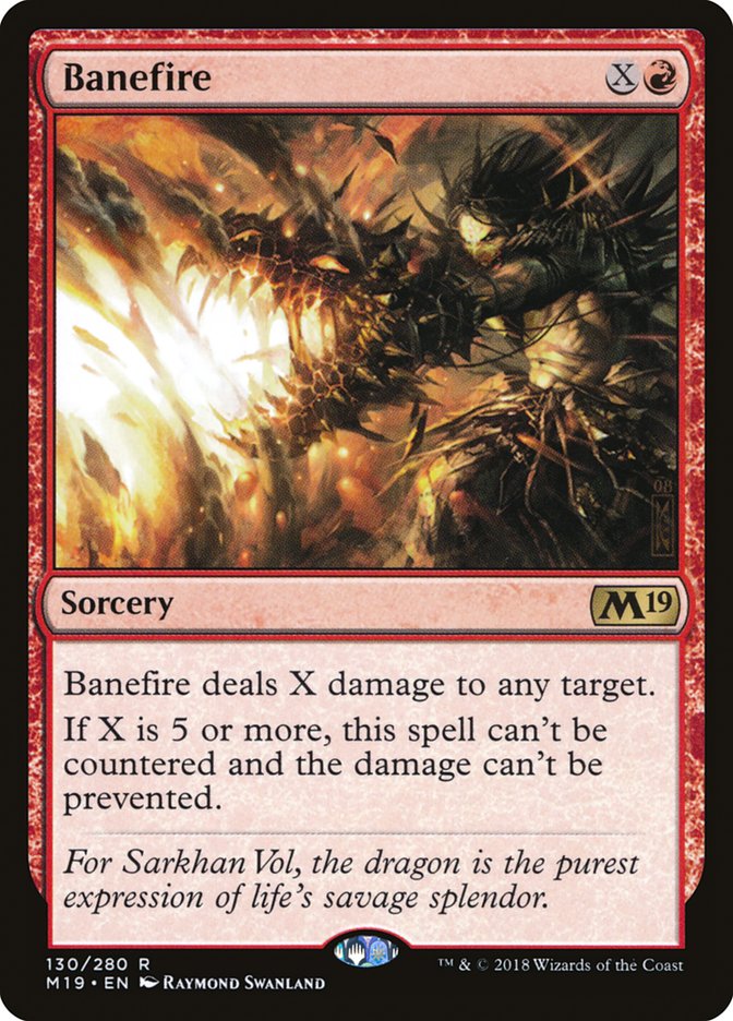 Banefire [Core Set 2019] | PLUS EV GAMES 