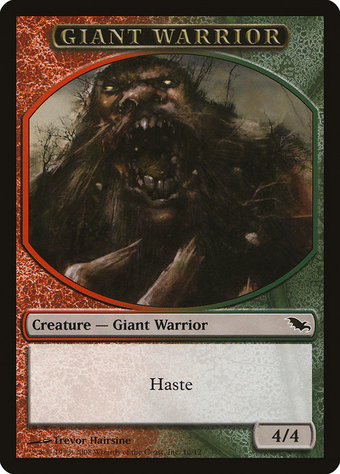 Giant Warrior [Shadowmoor Tokens] | PLUS EV GAMES 