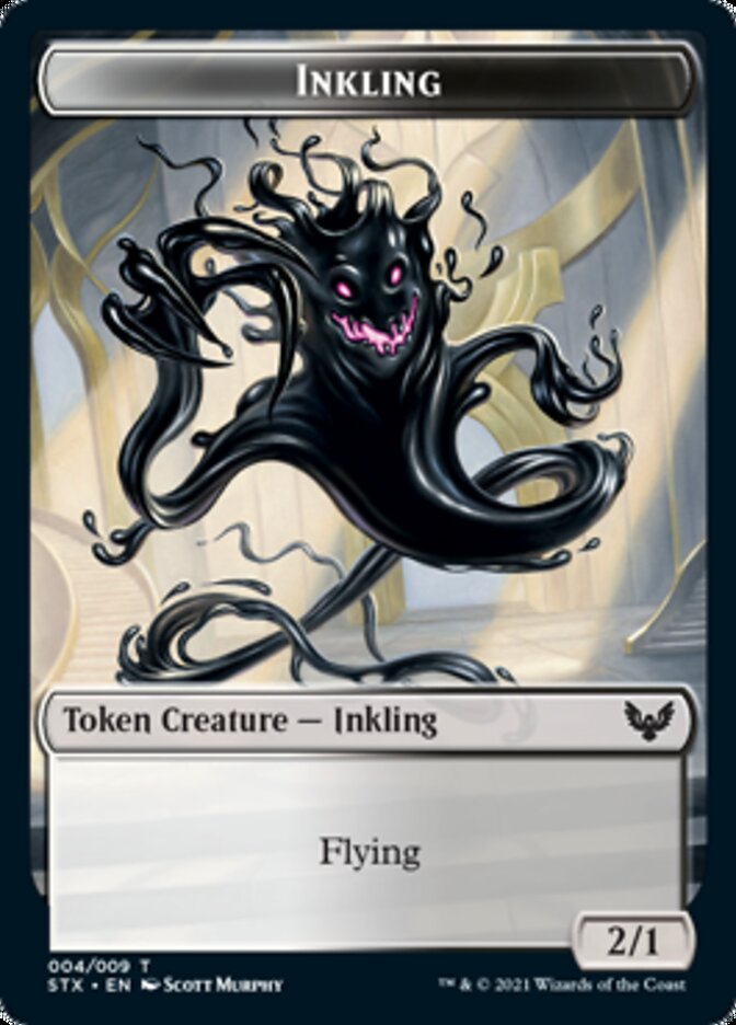 Inkling Token [Strixhaven: School of Mages Tokens] | PLUS EV GAMES 