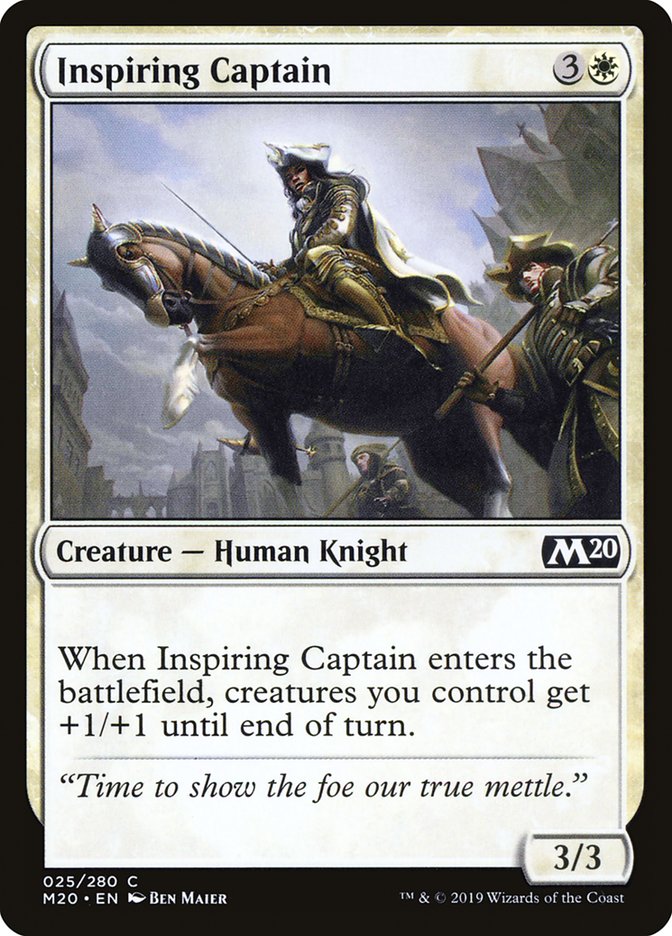 Inspiring Captain [Core Set 2020] | PLUS EV GAMES 