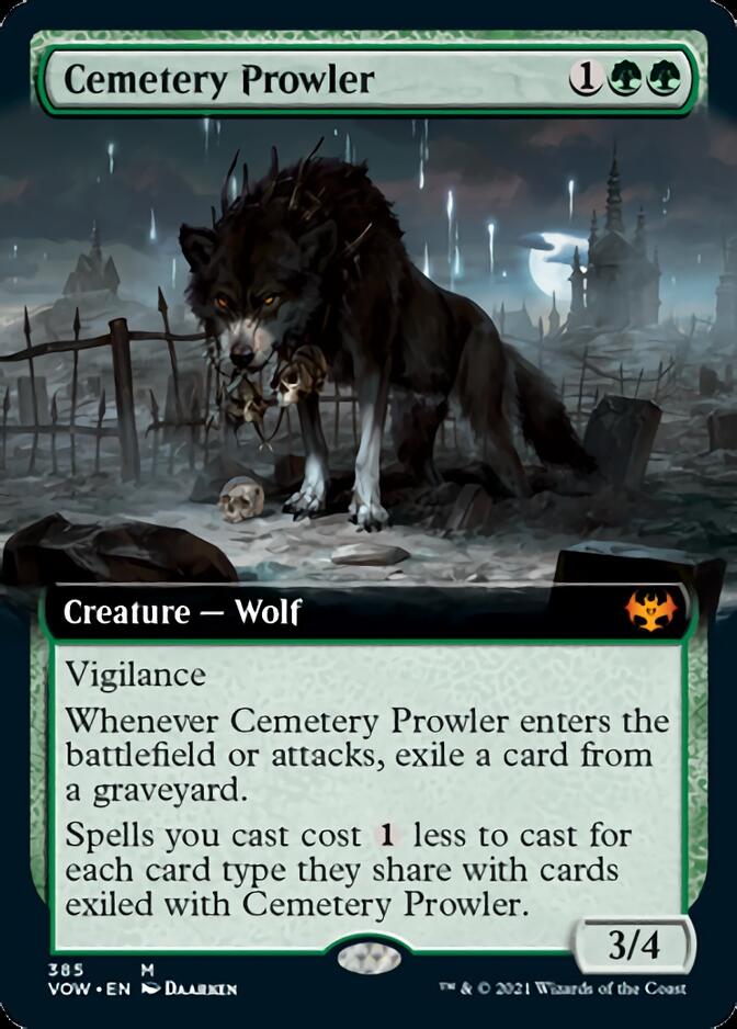 Cemetery Prowler (Extended) [Innistrad: Crimson Vow] | PLUS EV GAMES 