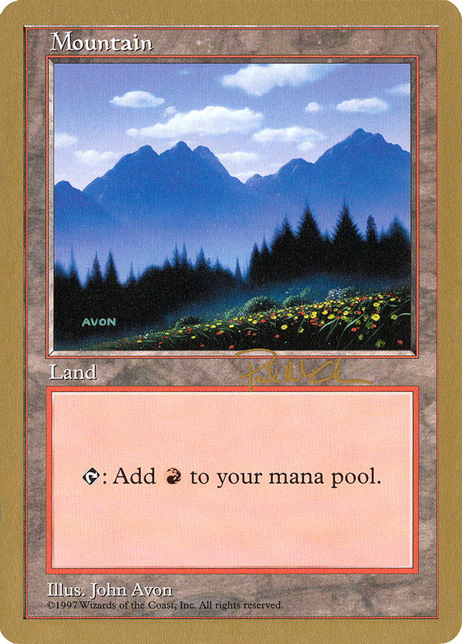 Mountain (pm445) (Paul McCabe) [World Championship Decks 1997] | PLUS EV GAMES 